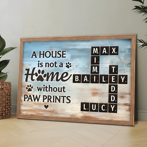 Poster personalizzato casa - personalizzato, con